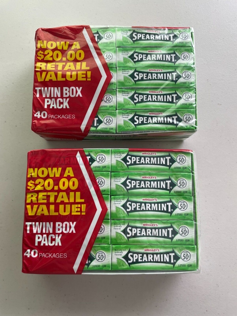 Spearmint Gum 50 cents 