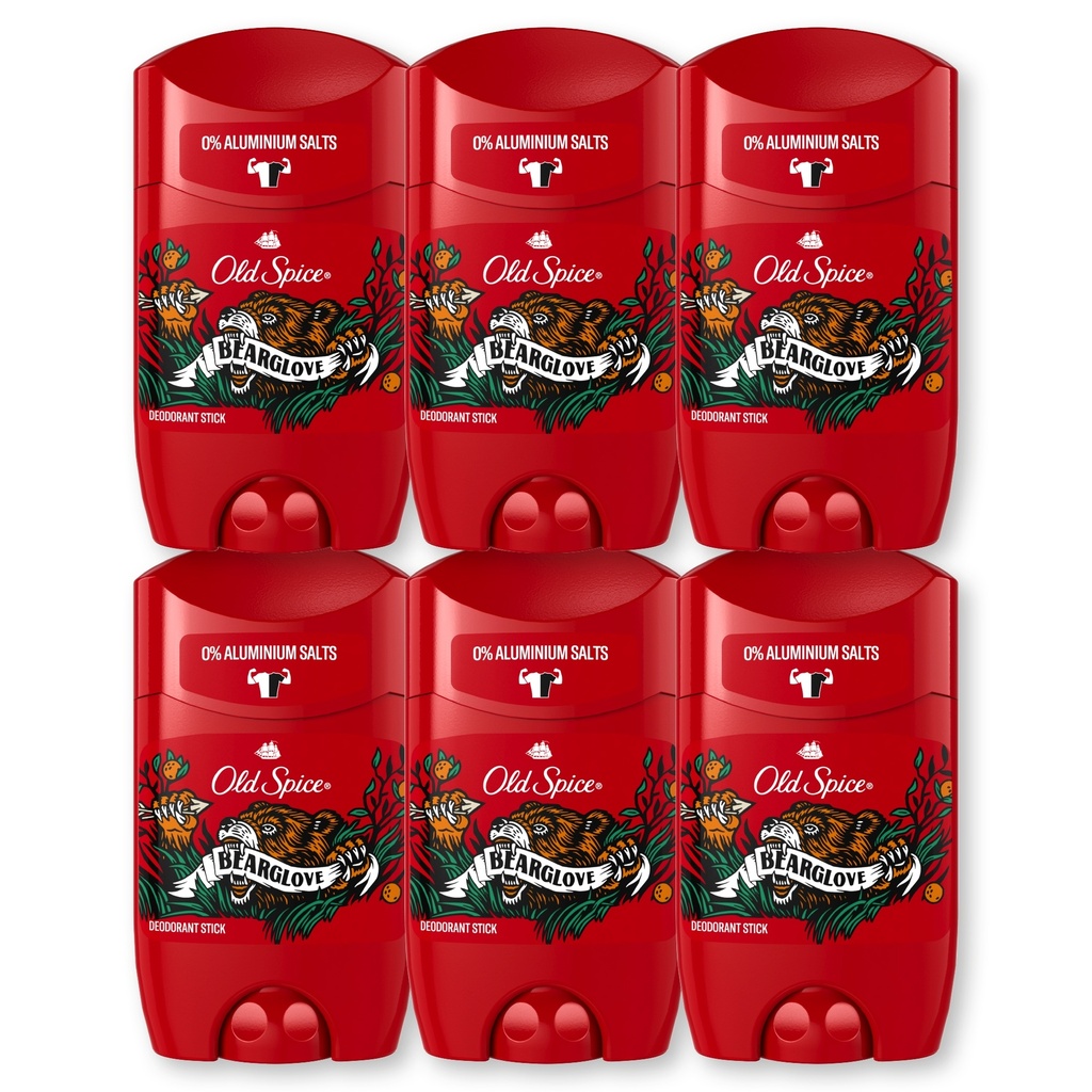 Old Spice Bearglove Dezodorant W Styfcie 6x50ml