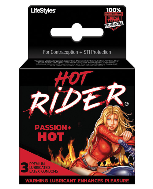 Hot Rider Condoms - 6 Pack