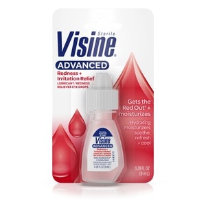 Visine Red Eye Hydrating Comfort Lubricating Eye Drops - 0.28 Fl. Oz
