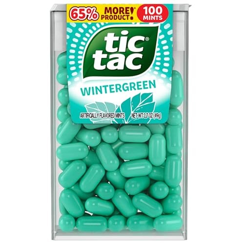 Tic Tac Wintergreen Breath Mints, Bulk 12 