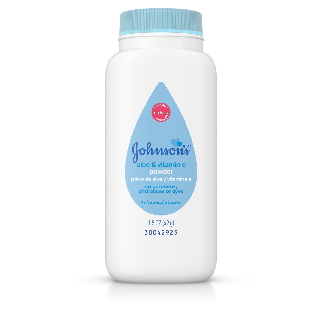 Baby Powder Soothing Aloe & Vitamin E 12ct