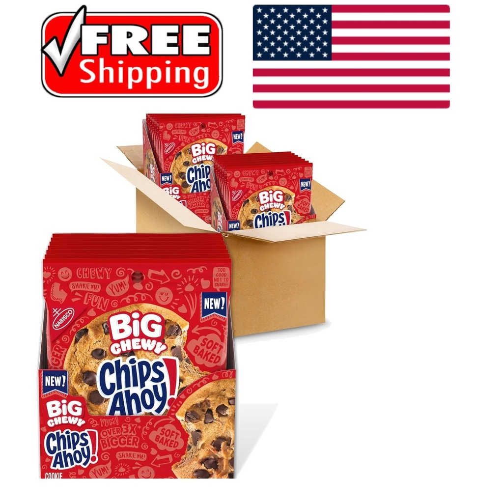 Chips Ahoy Big Chewy Cookies - 7ct