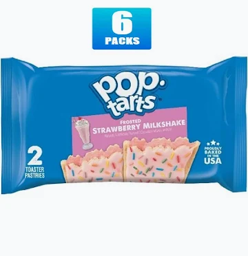 Pop Tarts Strawberry Milkshake 6ct