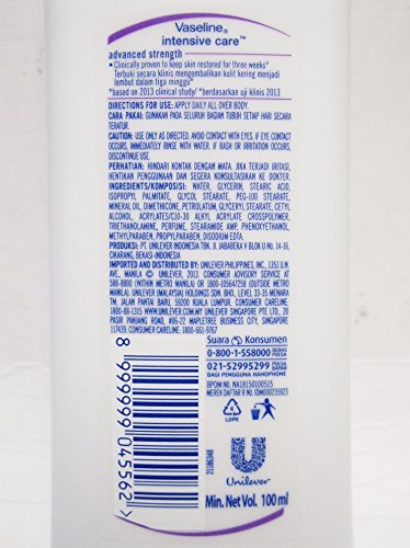 Vaseline Lotion Advanced 6ct
