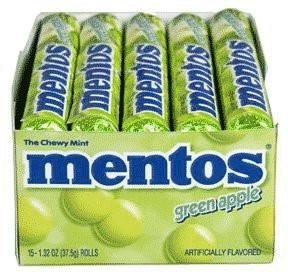 Mentos Rolls  Green Apple 