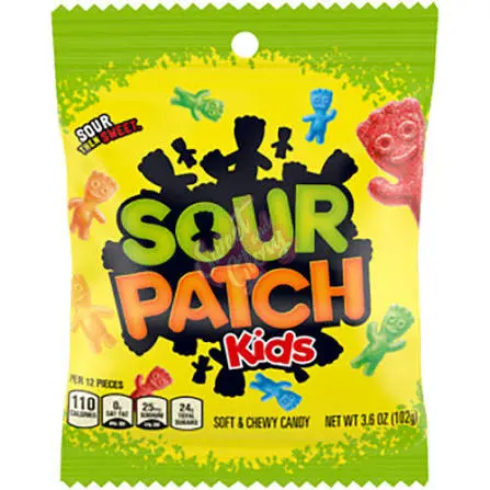 Sour Patch Kids Peg Bag 12ct