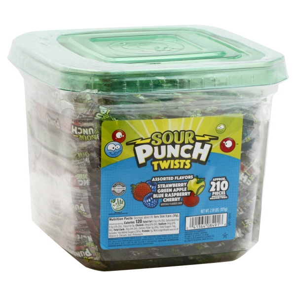 Sour Punch Twists Jar