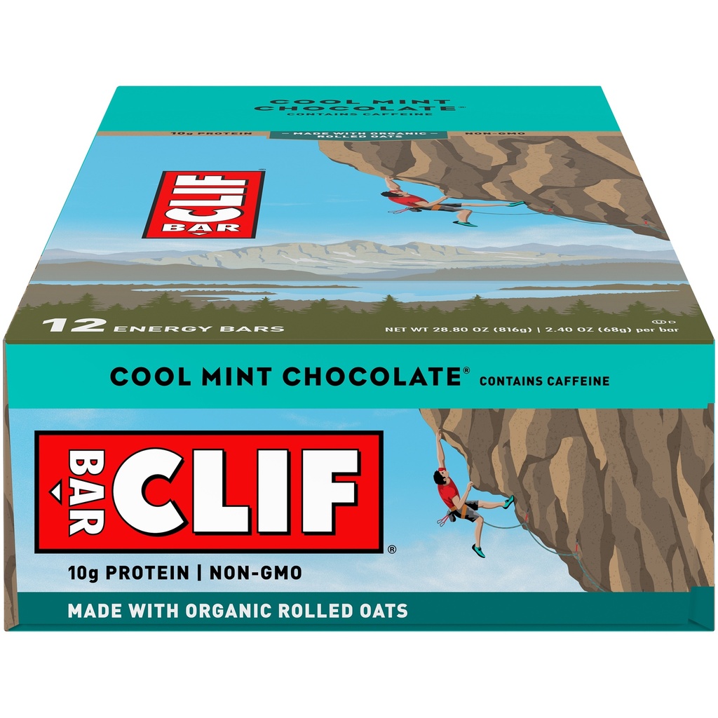 Clif Cool Mint Chocolate 12 Bars