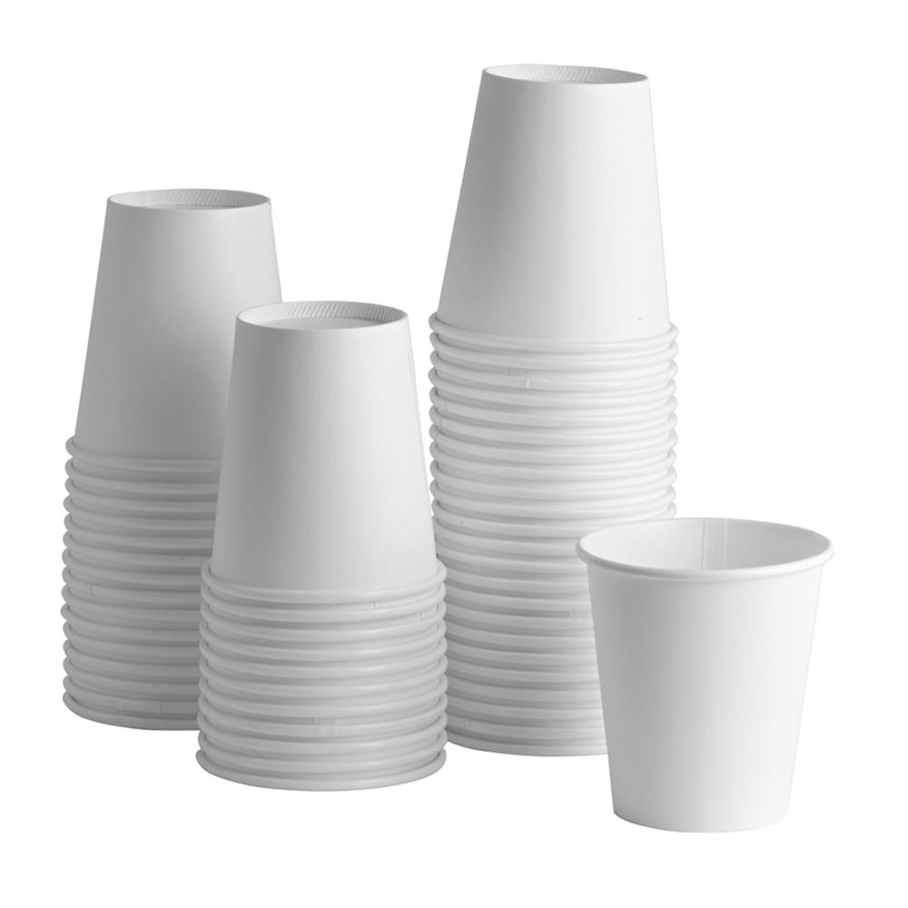 Plain White Hot Paper Cup 16oz 