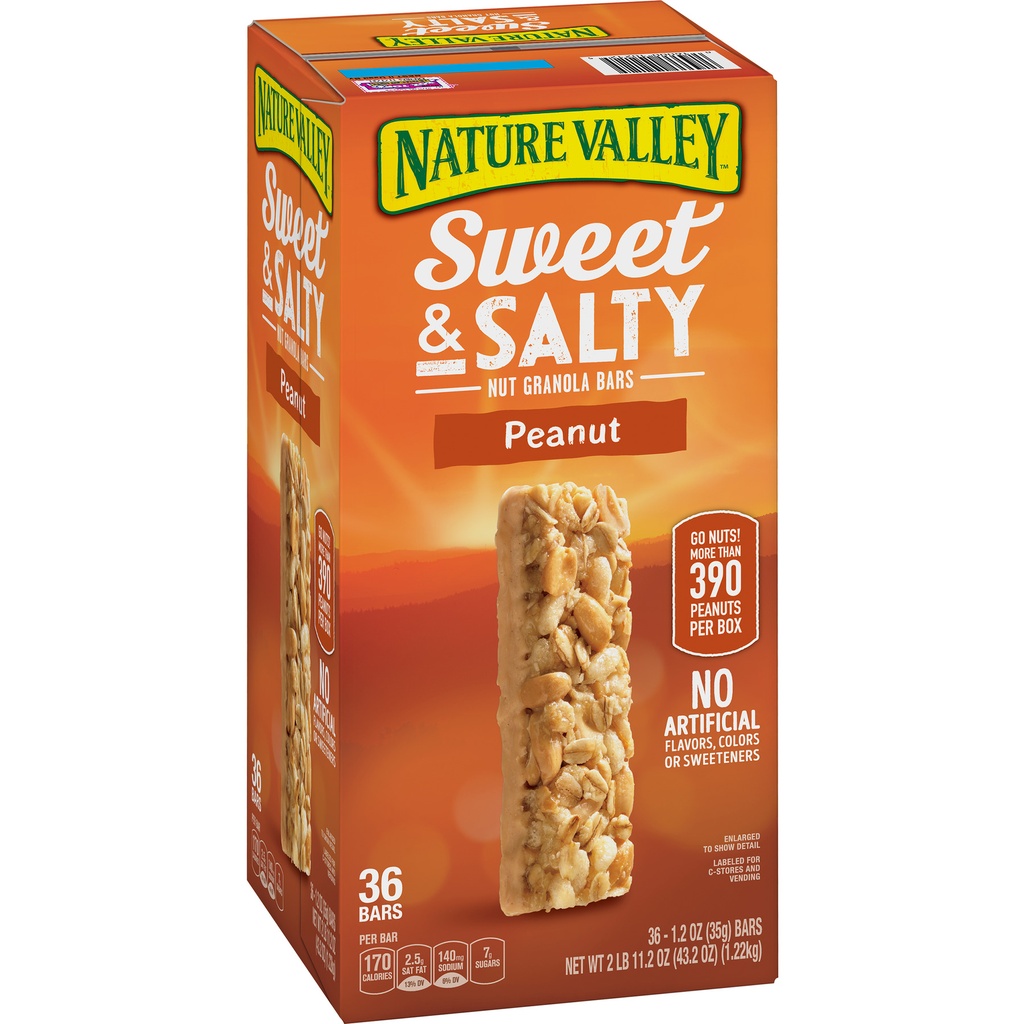 Nature Valley Sweet and Salty Nut  Peanut  36 Bars 