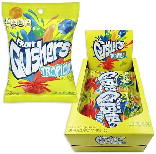Gushers Fruit Tropical,4.25 Oz