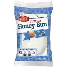Cloverhill Iced Honey bun 6ct