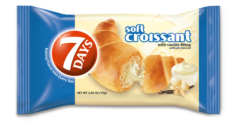 7 Days Soft Croissant  Vanilla 6ct