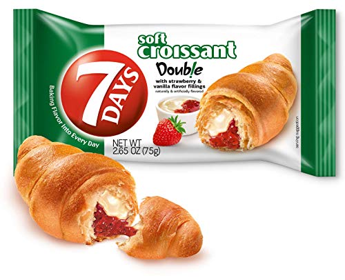 7Days Croissant  Strawberry  Vanilla 6ct