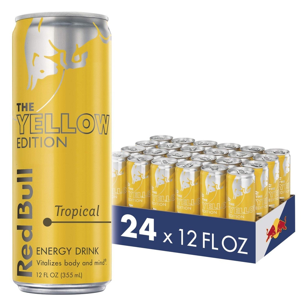 Red Bull Yellow 12 Fl Oz (24 Pack)