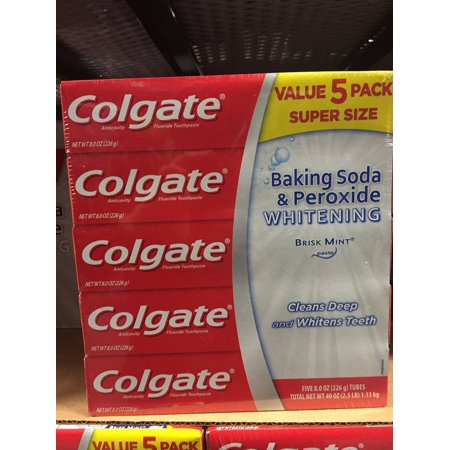 Colgate Baking Soda & Peroxide 5ct 