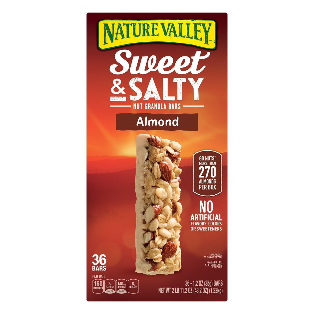 Nature Valley Almond Sweet and Salty 36 Bars