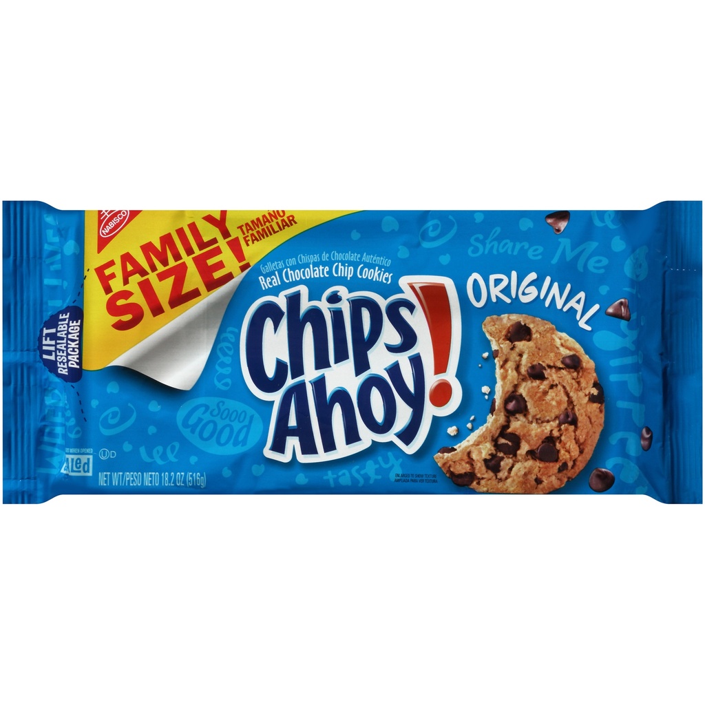Chips Ahoy! Original Chocolate Chip Cookies -18.2oz
