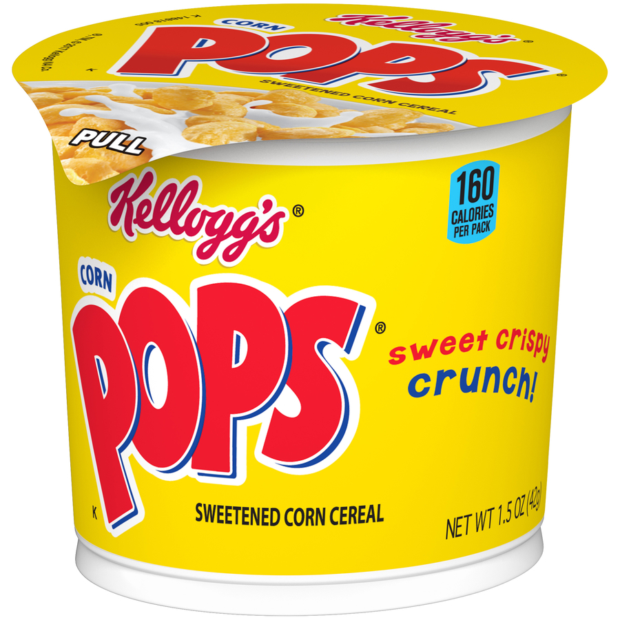 Corn Pops Cereal Cup  6 Count