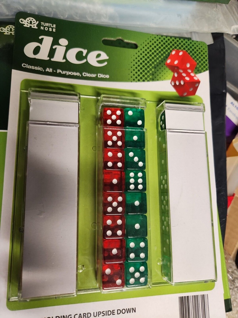 Clear Dice Set 