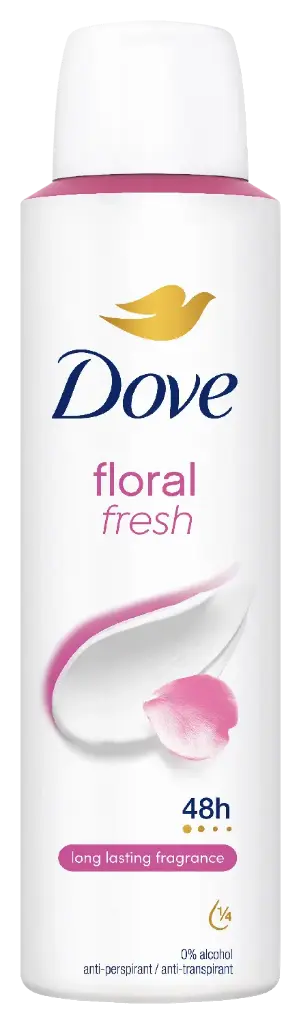 Dove Spray Floral Fresh 6Ct