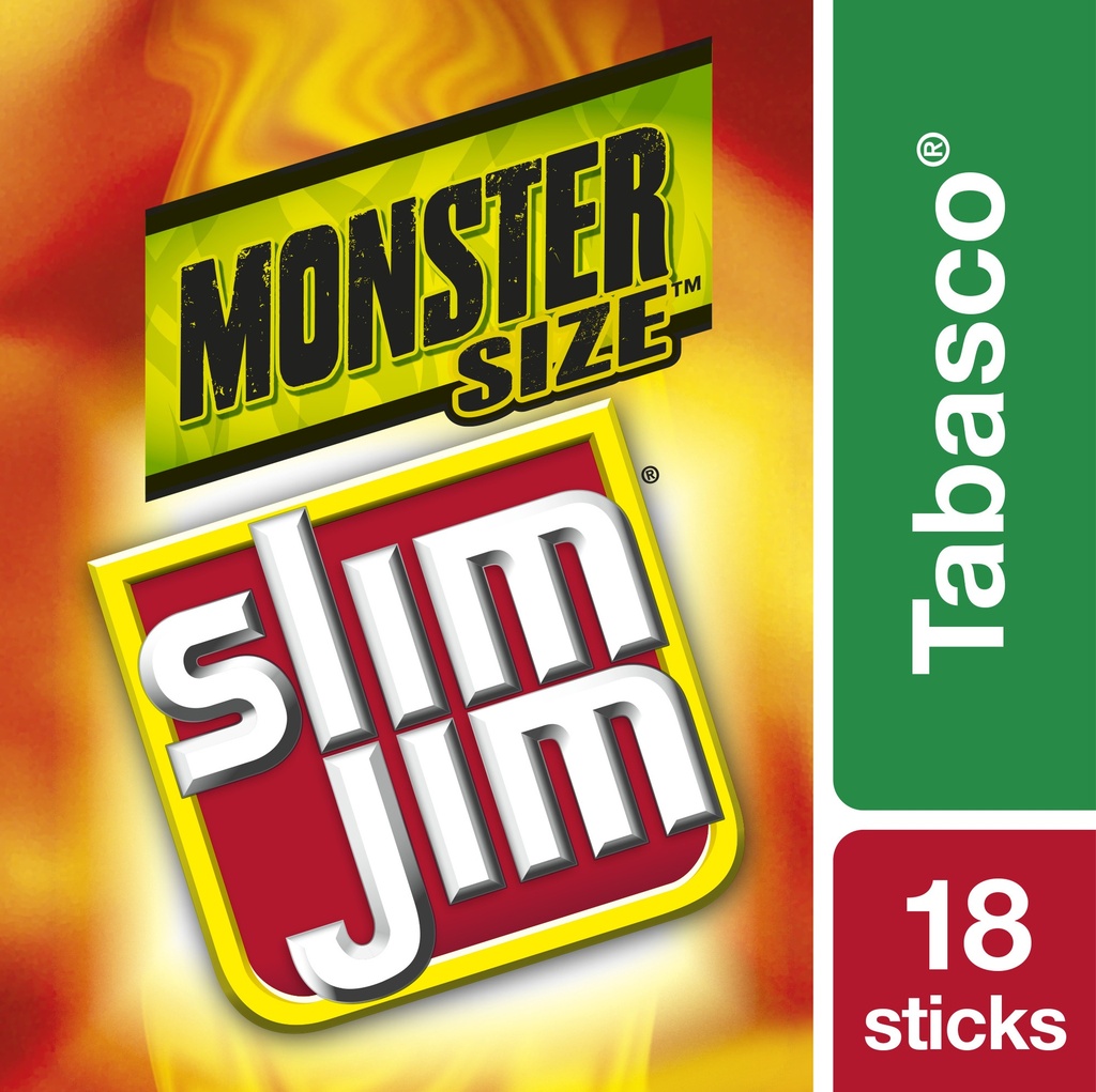 Slim Jim Monster Size Tabasco 