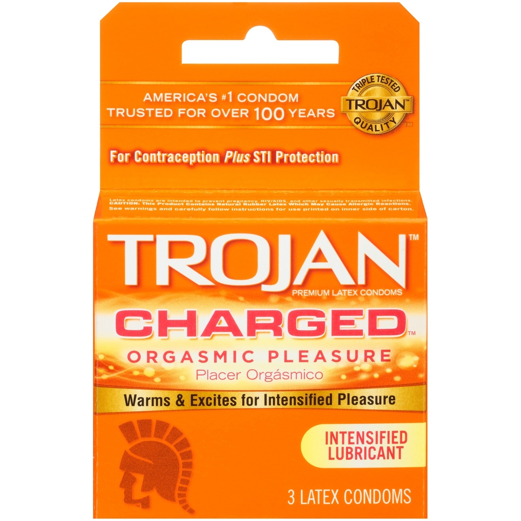 Trojan Charged Condoms 6Ct