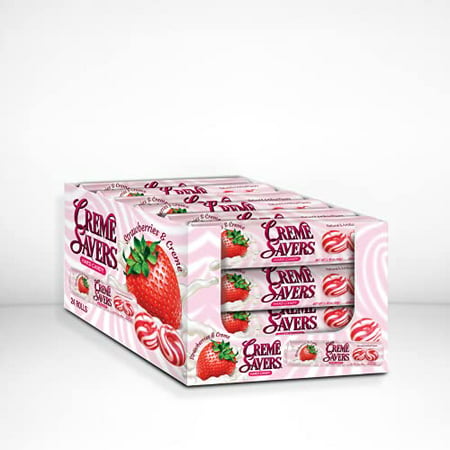Creme Savers Strawberries 24CT