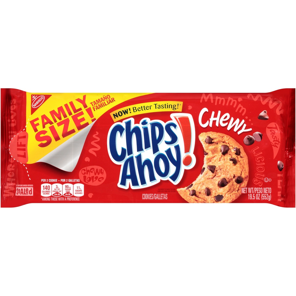 Chips Ahoy Chewy Big Family Size 