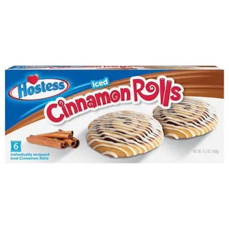 Hostess Iced Cinnamon Rolls 6CT