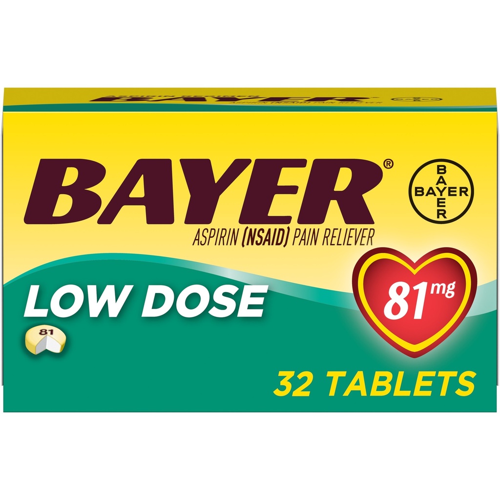 Bayer Aspirin 81 Shakers 6CT