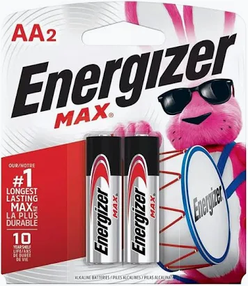 Aa 2 Pack Energizer