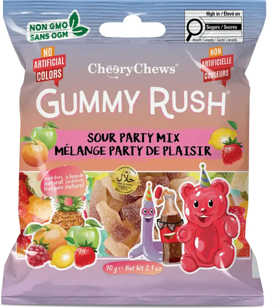 Gummy Rush Sour Party Mix 12CT