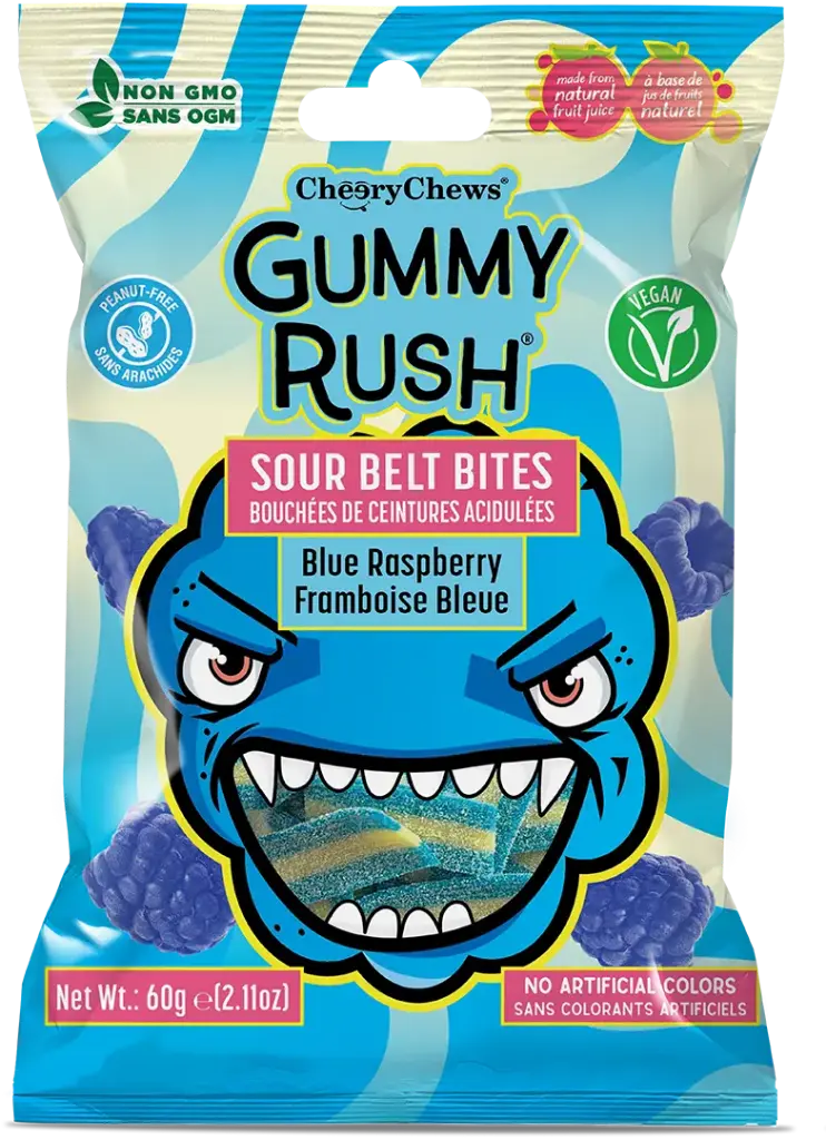 Gummy Rush Sour Blue Raspberry 