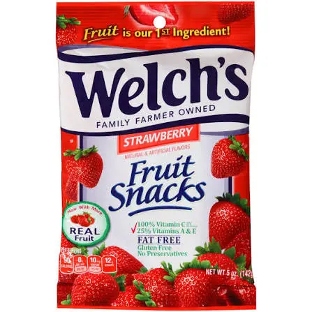 Welches Strawberry Fruits Snacks 12CT - 5OZ