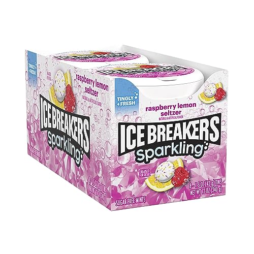 ICE BREAKERS Sparkling Raspberry Lemon 8CT