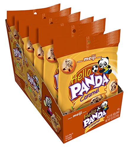Hello Panda Caramel Crème 2.2 Oz, Pack of 6