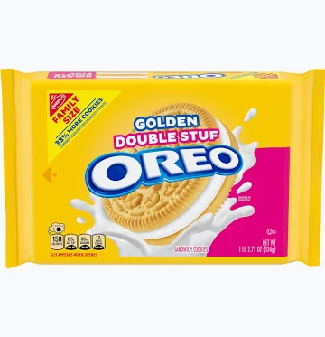 Oreo Golden Double Stuf Family Size