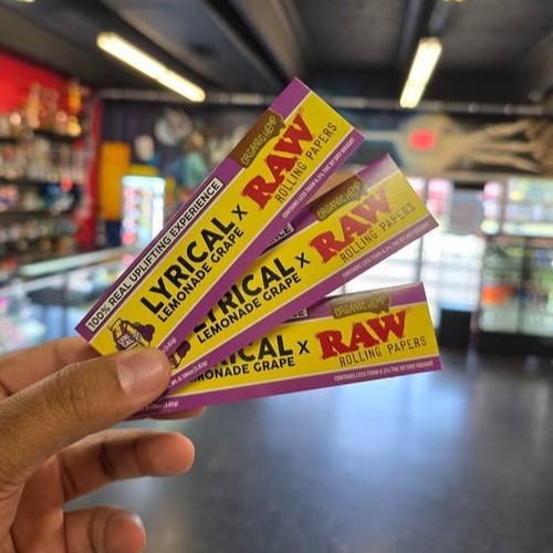 Raw Lyrical Grape King Size Wide Organic Rolling Paper