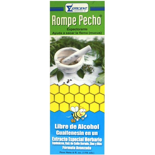 Rompe, Rompe Pecho Cf Cold and Flu Syrup, 6 Oz