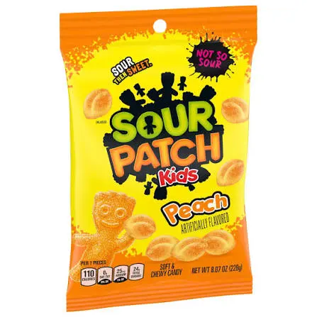 Sour Patch Peach 8OZ 12CT