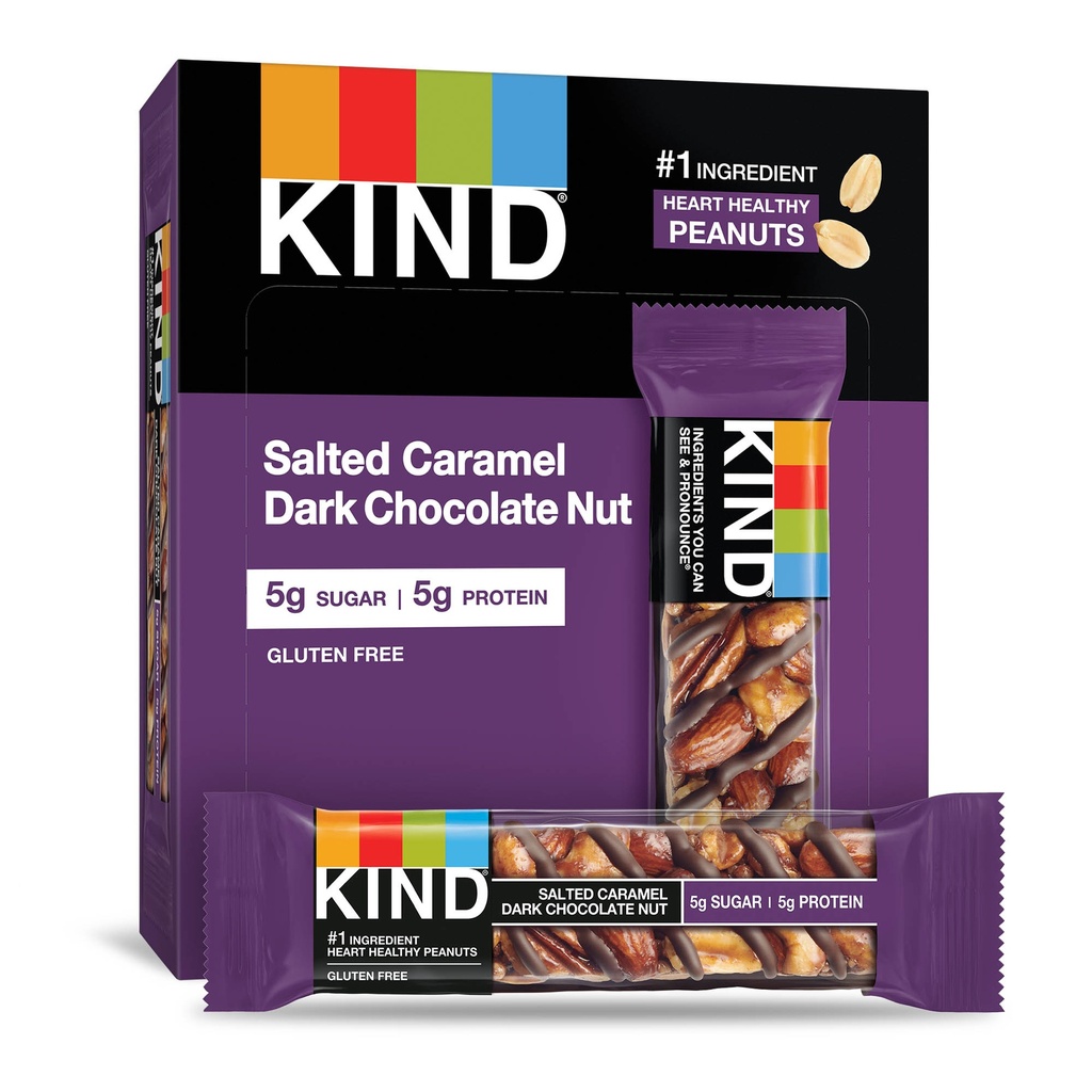 Kind Salted Caramel/Dark Choco Nut PK12