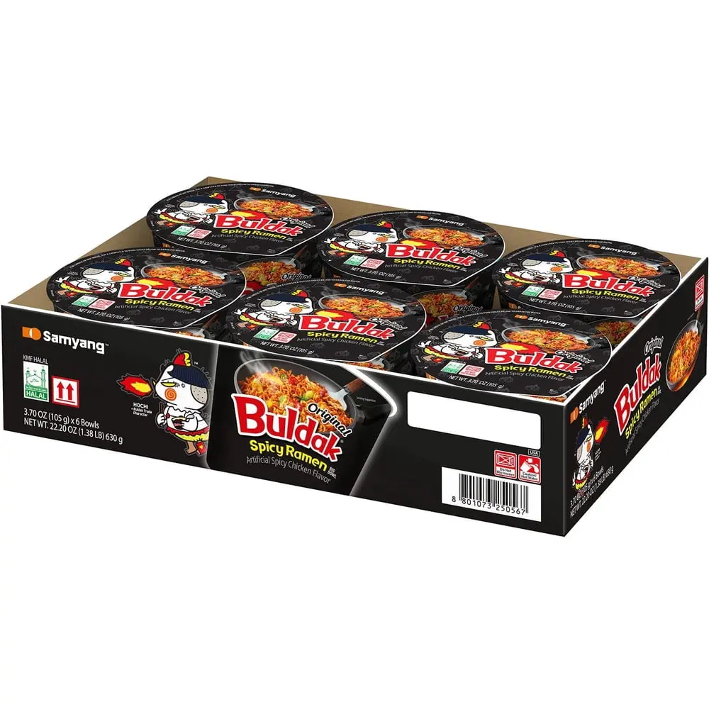 BULDAK Original Spicy Chicken Bowl 6CT 