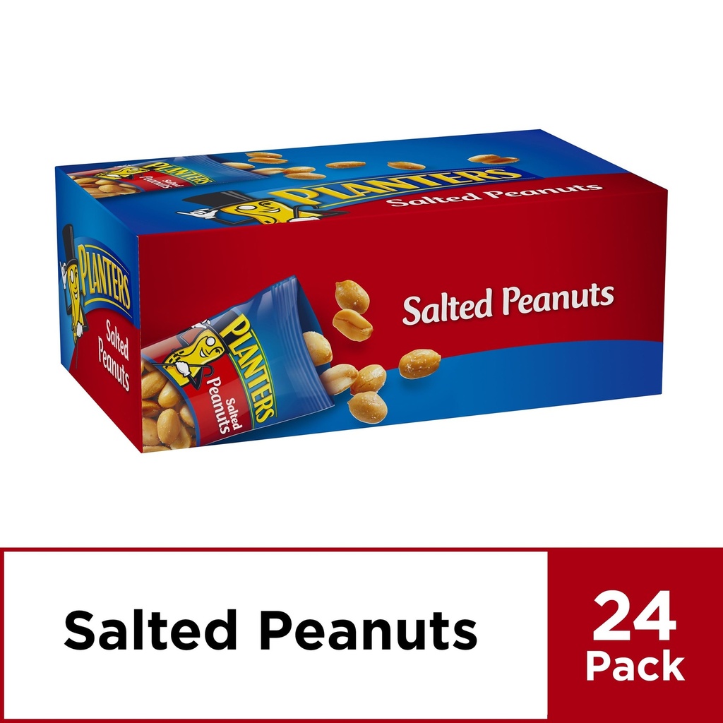 Planters Salted Peanuts 24CT 1Oz