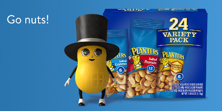 PLANTERS Variety Packs 24 Packs 1.75Oz