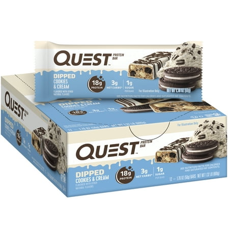 Quest Dipped Cookies and Cream 12 CT