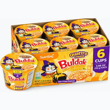 Buldak Quatro Cheese 6CT