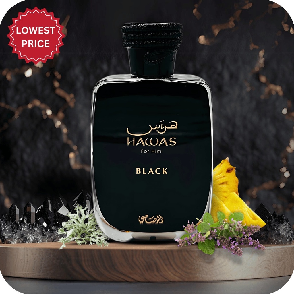 Rasasi Hawas Black MEN 100ML