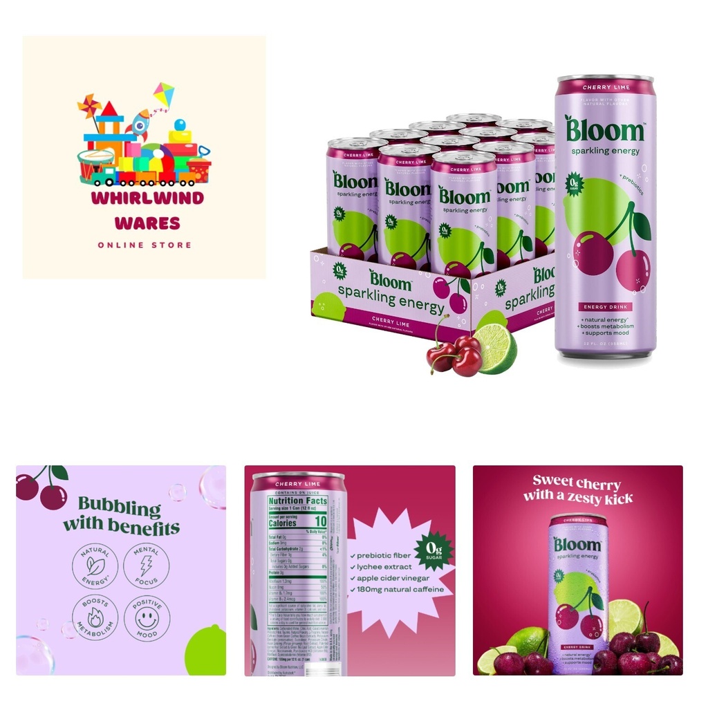 Bloom Cherry Lime 12PK